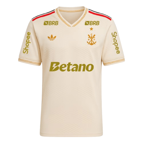 Camisa Flamengo III 25/26 - Masculina Torcedor - Com Patrocinadores