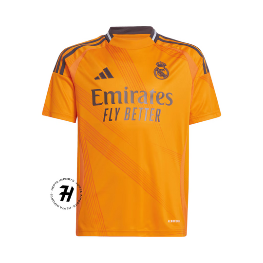 Camisa Real Madrid Away 24/25 Torcedor Masculina – Laranja