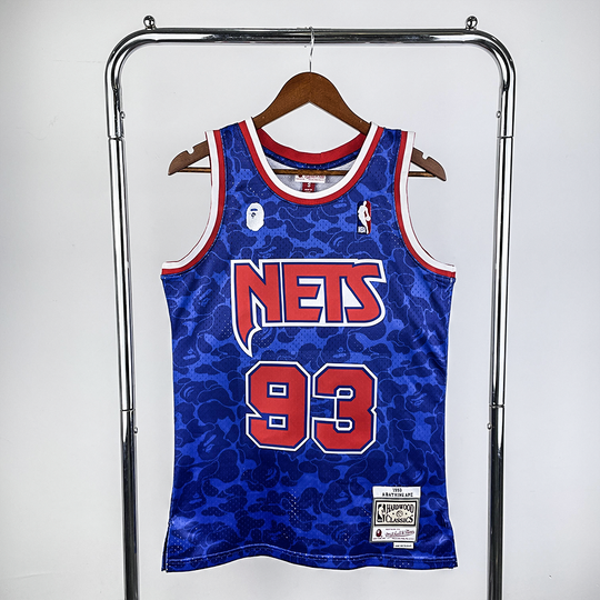 Regata Mitchell & Ness x BAPE – Brooklyn Nets Azul