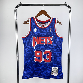Regata Mitchell & Ness x BAPE – Brooklyn Nets Azul