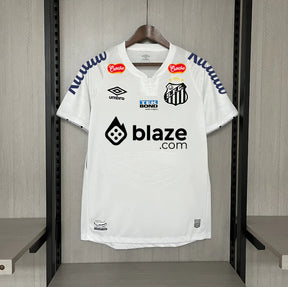 Camisa Santos Titular 24/25 – NEYMAR JR 10 – Masculino Torcedor – Com Patrocínio