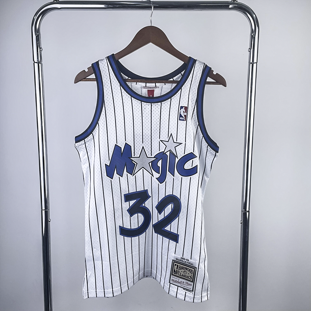 Regata Mitchell & Ness Orlando Magic Shaquille O’Neal 1994-1995 Branca