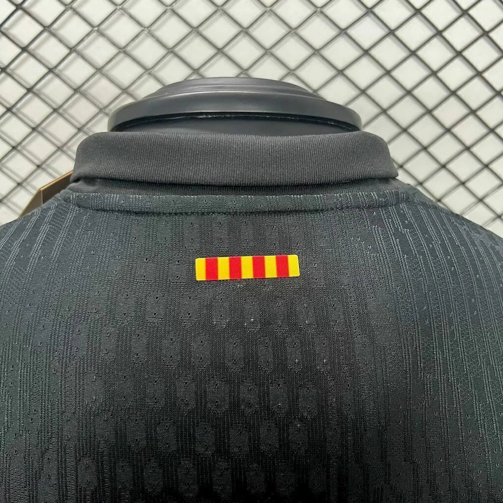 Camisa Barcelona Away 24/25 s/n° Jogador Masculino com Patch - Preta