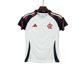 Camisa Flamengo Away 25/26 Adidas Feminina Torcedor - Branca
