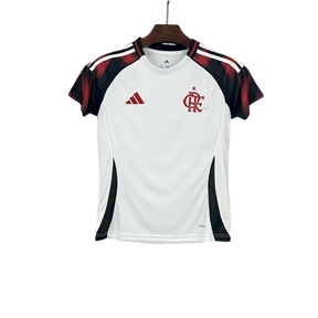 Camisa Flamengo Away 25/26 Adidas Feminina Torcedor - Branca