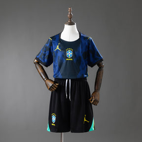 Kit Infantil Brasil II 26/27 - Azul - Camisa da Copa do Mundo 2026