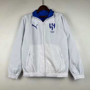 Corta Vento Al-Hilal 24/25 – Azul e Branco Dupla Face