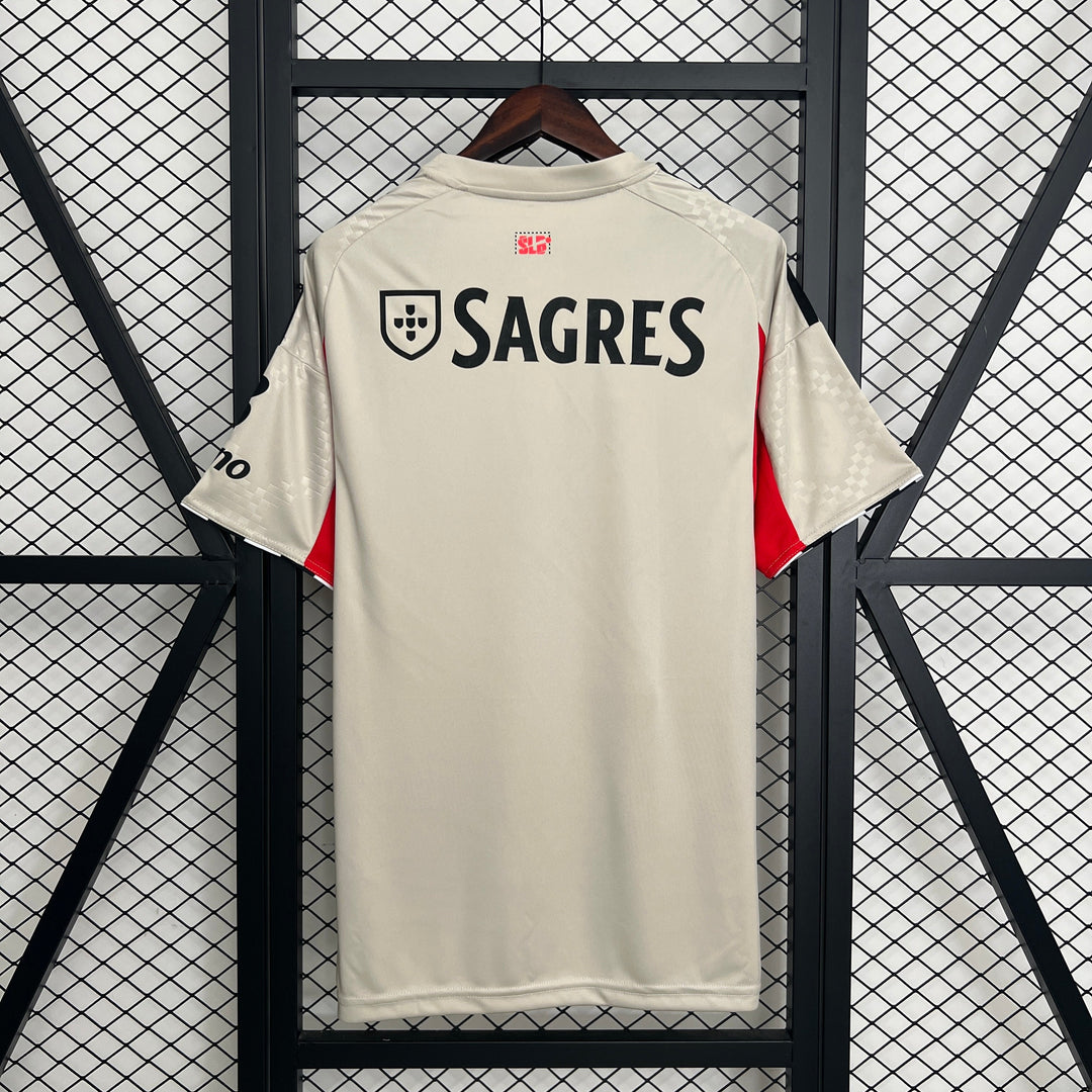Camisa Benfica Away 25/26 Adidas Torcedor Masculino - Bege