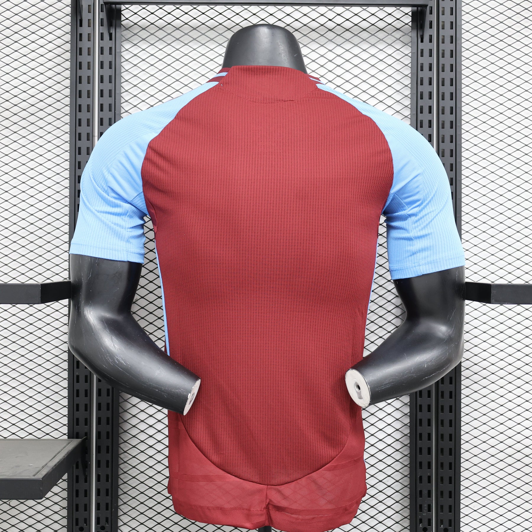 Camisa Aston Villa Home 2024/25 Jogador Adidas Masculino com Patch - Grená e Azul