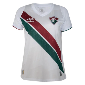 Camisa Fluminense Away 25/26 Umbro Feminina Torcedor - Branca