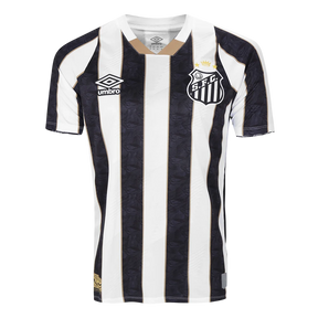 Camisa Santos Away 24/25 Umbro Torcedor Masculino - Preto e Branco