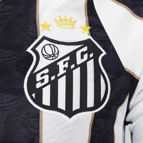 Camisa Santos Away 24/25 Umbro Torcedor Masculino - Preto e Branco