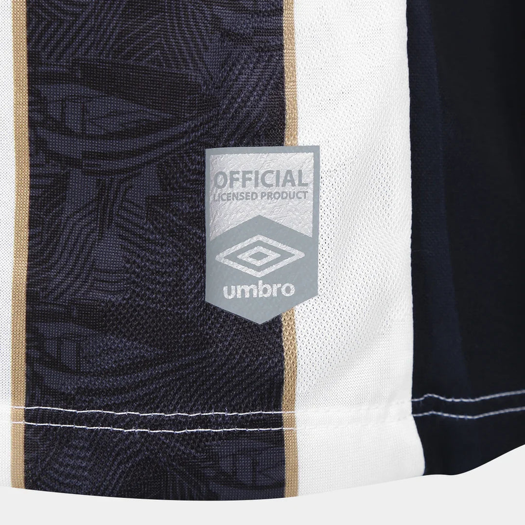 Camisa Santos Away 24/25 Umbro Torcedor Masculino - Preto e Branco