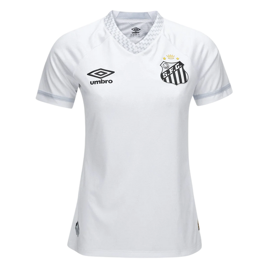 Camisa Santos Home 25/26 Umbro Torcedor Feminina - Branco