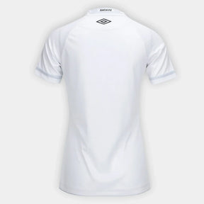 Camisa Santos Home 25/26 Umbro Torcedor Feminina - Branco