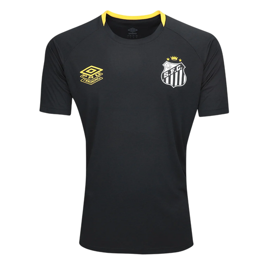 Camisa Santos Treino 25/26 Umbro Torcedor Masculino - Preto