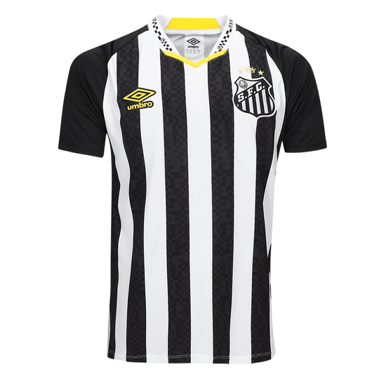 Camisa Santos Away 25/26 Umbro Torcedor Masculino - Preto e Branco