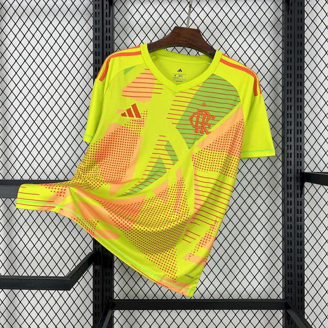 Flamengo 2025∕26 Yellow goalkeeper uniform