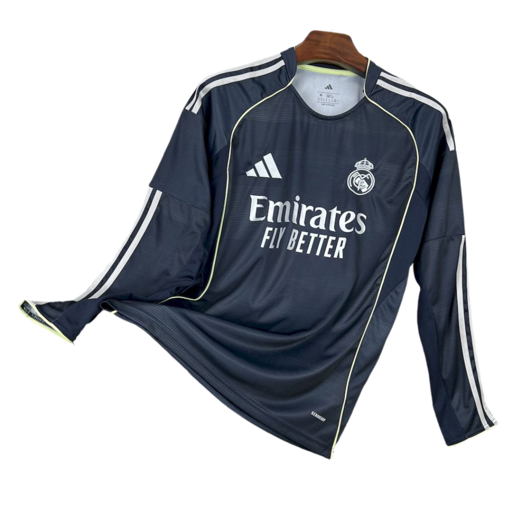 Camisa Real Madrid II 25/26 - Manga Longa 25/26 Torcedor
