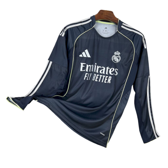 Camisa Real Madrid II 25/26 - Manga Longa 25/26 Torcedor