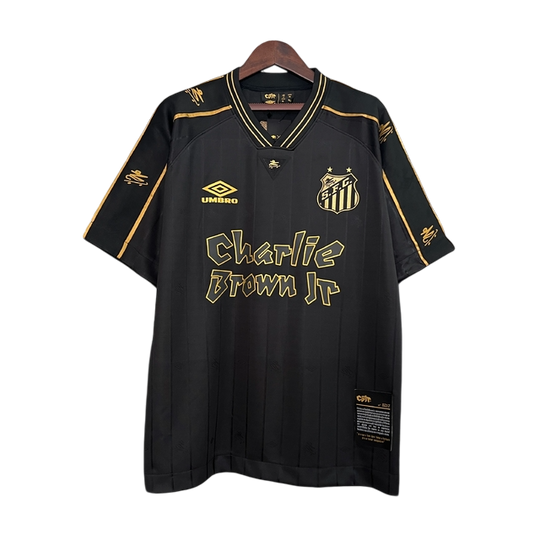 Camisa Santos Charlie Brown Jr Edição Especial 24/25 Umbro Torcedor Masculino - Preto