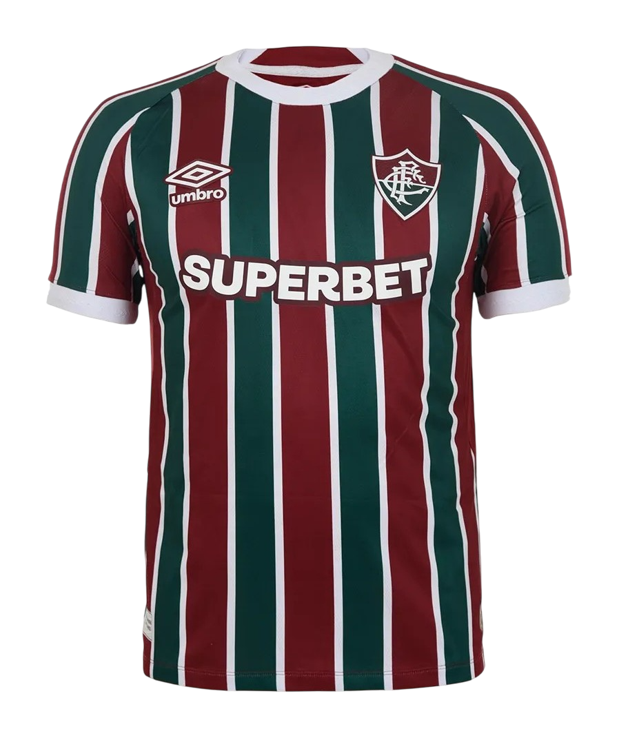 Camisa Fluminense 25/26 Home Umbro Masculino Torcedor - Listrado