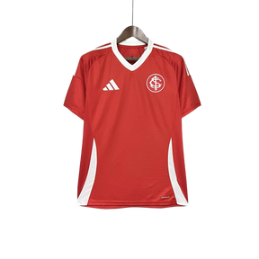 Camisa Internacional Home 25/26 Adidas Torcedor Feminina - Vermelha e Branca
