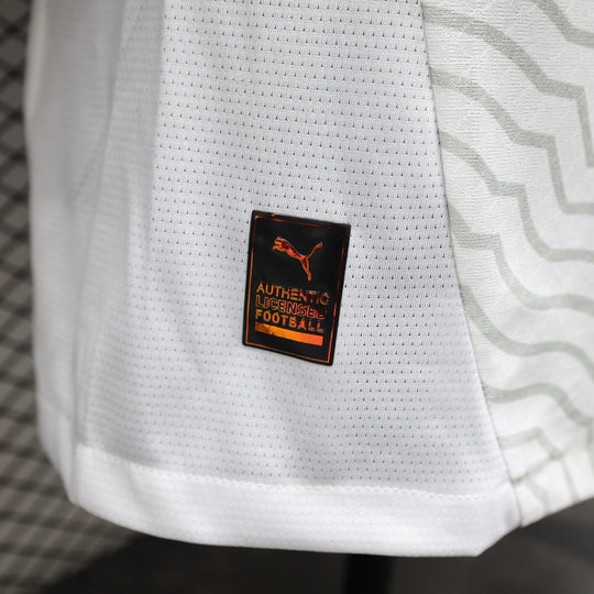 Camisa Al-Nassr Away 2024/25 Jogador Adidas Masculino com Patch - Branca e Azul