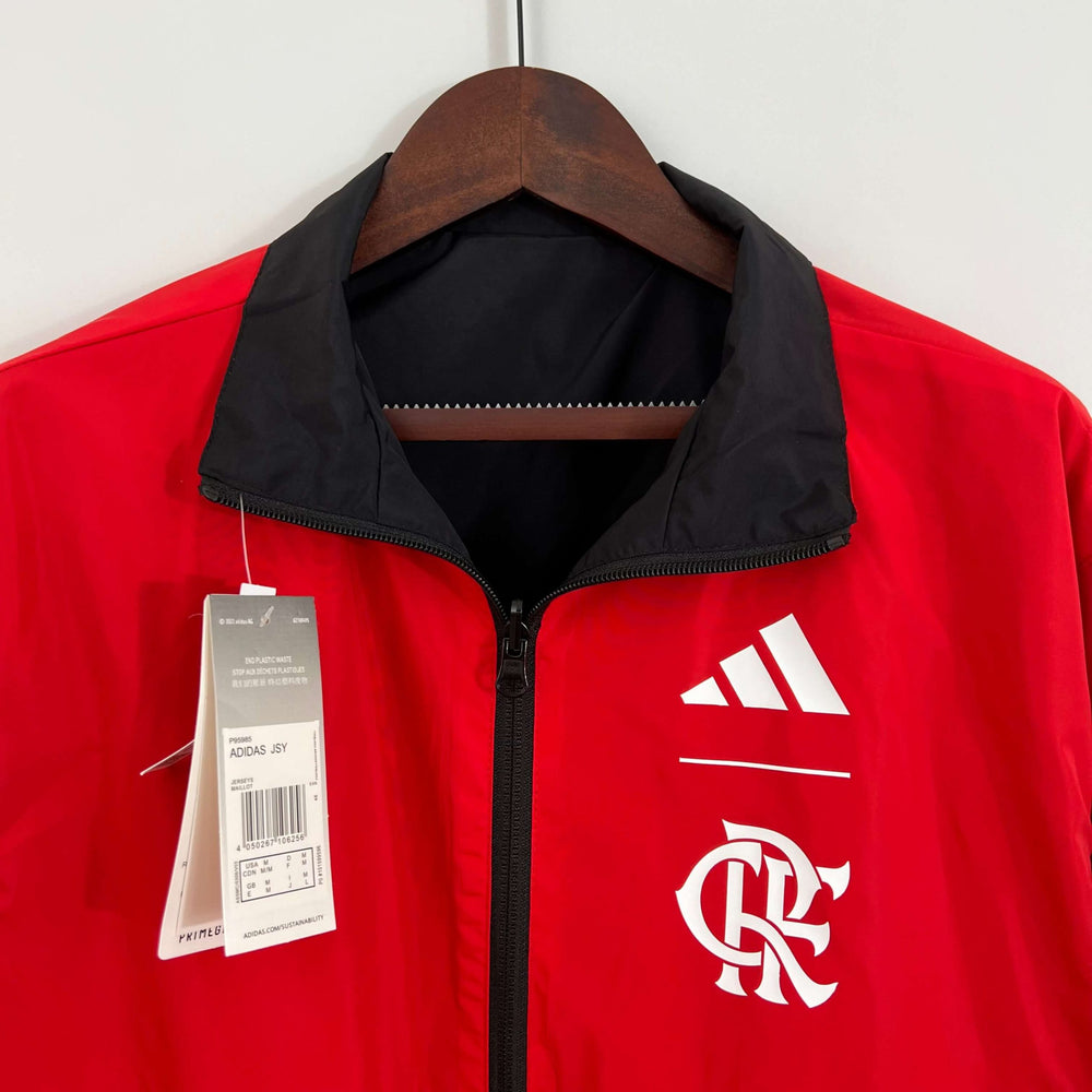 Corta Vento Flamengo 24/25 – Dupla Face - Preto/Vermelho