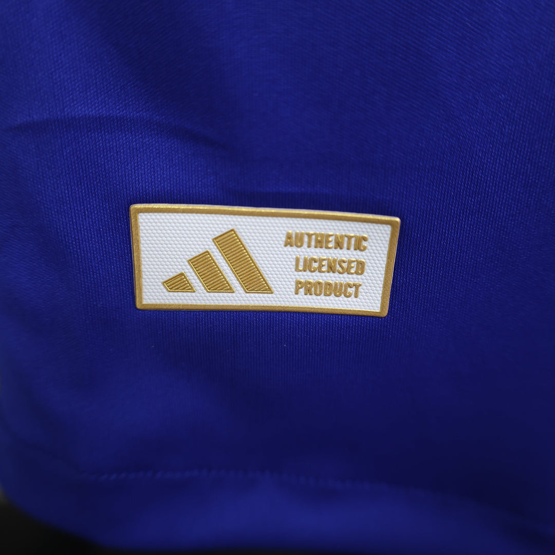 Camisa Boca Juniors Home 2024/25 Jogador Adidas Masculino com Patch - Azul e Amarela