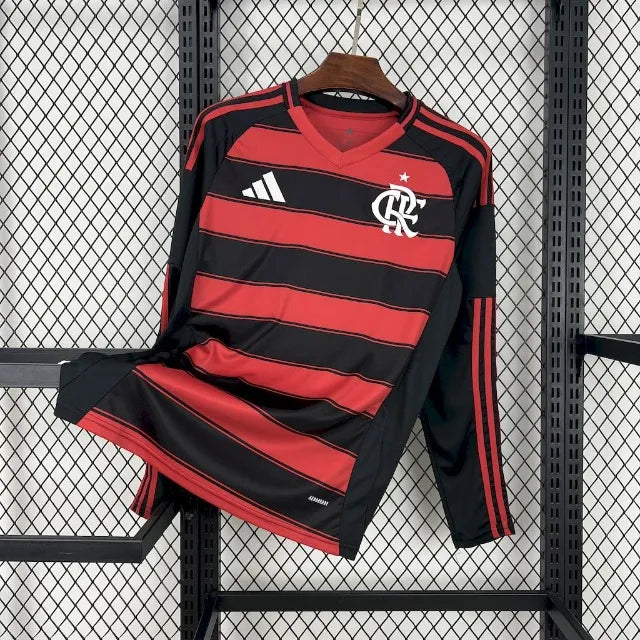 Camisa Flamengo Home – 2025/26 Manga Longa