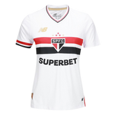 Camisa Feminina São Paulo I 25/26 - Branca