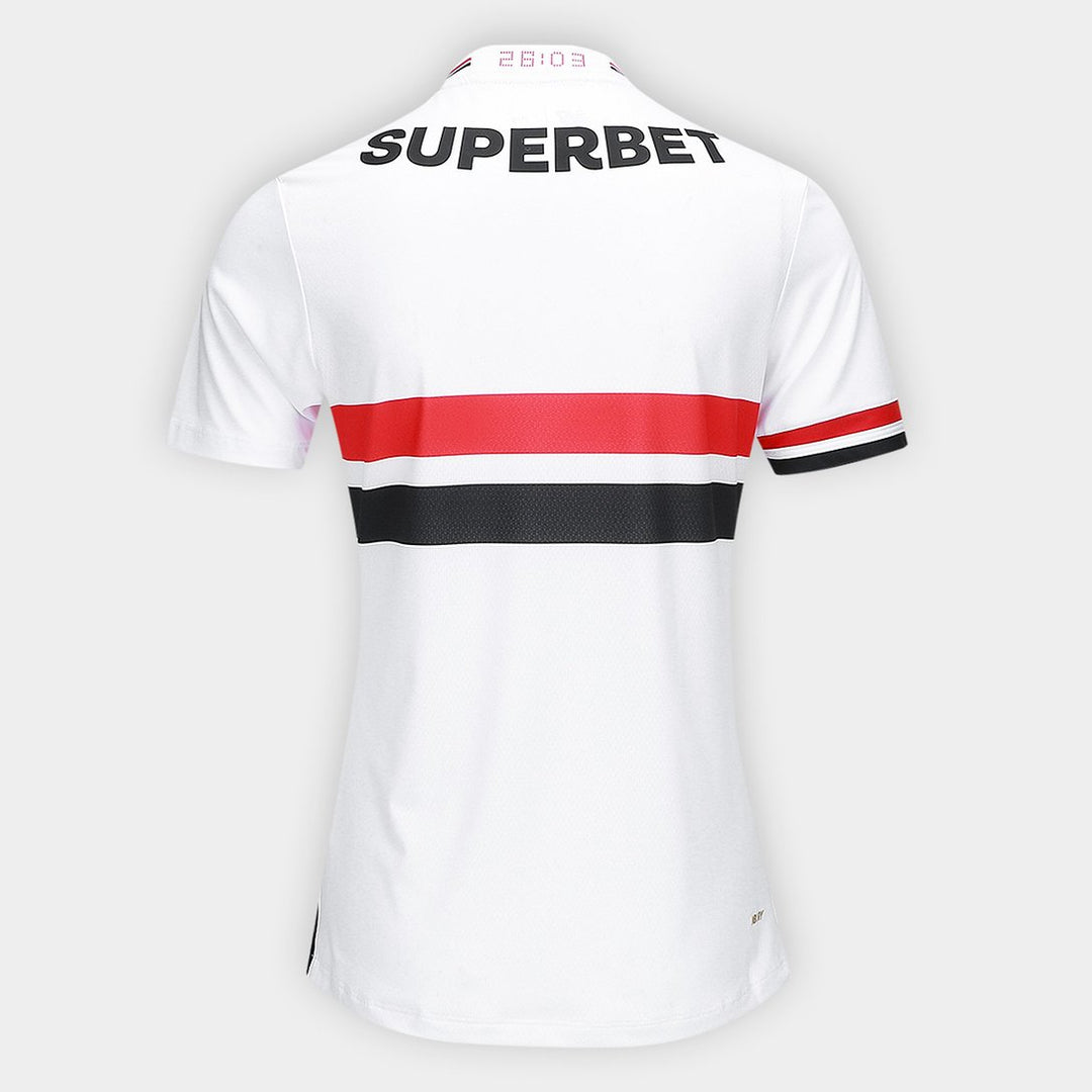 Camisa Feminina do São Paulo Home 25/26 - Branca