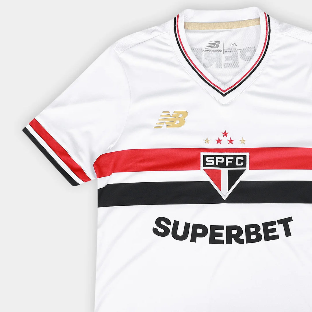Camisa São Paulo Home 25/26 – Feminina – Lançamento