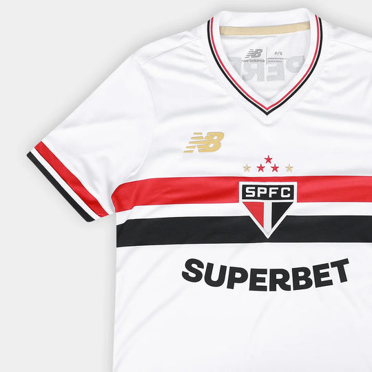 Camisa São Paulo Home 25/26 – Feminina – Lançamento