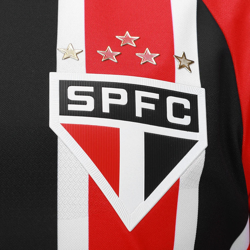 Camisa São Paulo Away 25/26 Jogador New Balance Masculino - Vermelho e Preto
