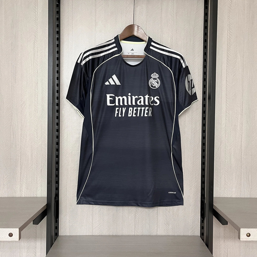 Camisa Real Madrid Away 2025/26 – Masculino Torcedor – Lançamento