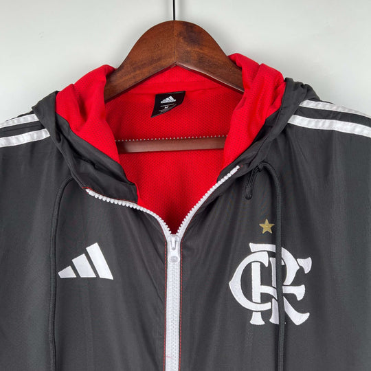 Corta Vento Flamengo 24/25 – Vermelho e Preto