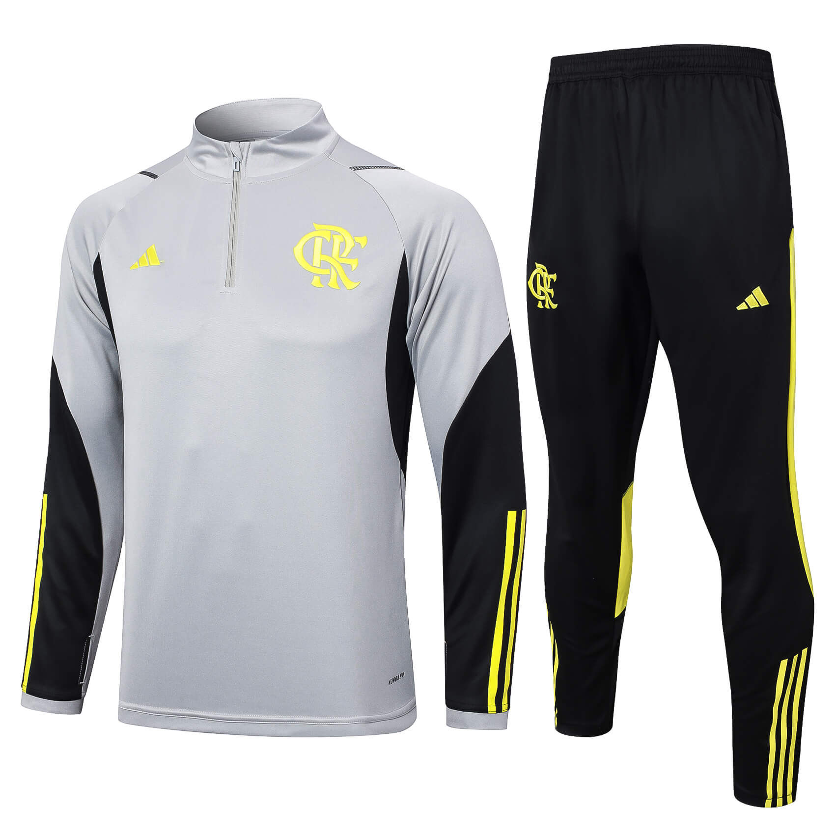 Conjunto de Treino Flamengo 24/25 – Cinza