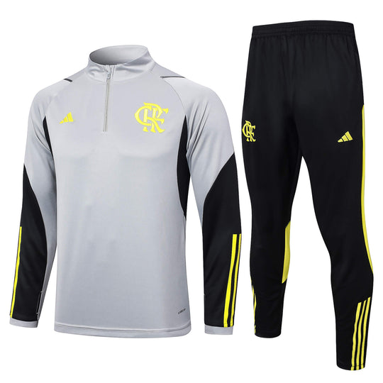 Conjunto de Treino Flamengo 24/25 – Cinza