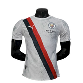 Camisa Manchester City Away 25/26 - Jogador Masculino com Patch - Branco