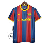 Camisa Barcelona Retrô 2010/2011 Azul e Grená