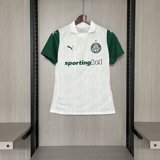 Camisa Palmeiras Away 25/26 – Branca – Feminina – Lançamento