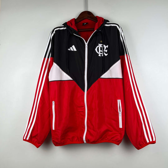 Corta Vento Flamengo 24/25 – Vermelho e Preto
