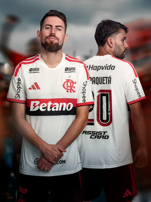 Camisa Adidas Flamengo II 26/27 Masculino Branco Vermelho