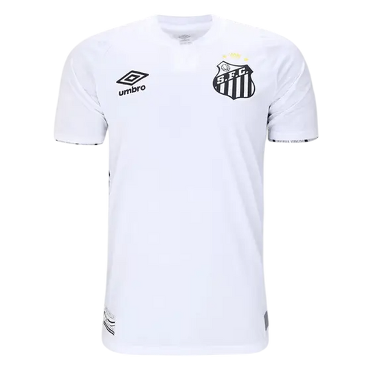 Camisa Santos Treino 24/25 Umbro Torcedor Masculino - Branco e Preto