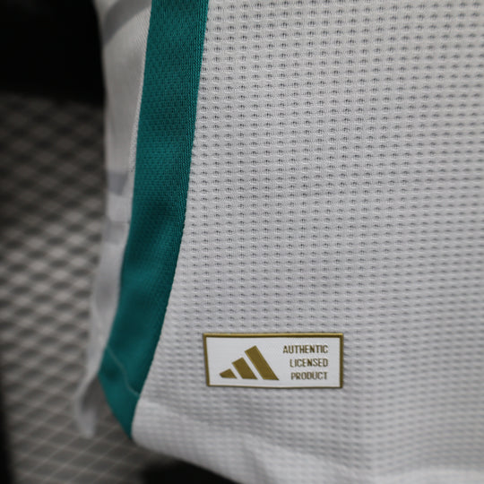 Camisa Newcastle Third 2024/25 Jogador Adidas Masculino com Patch- Branca e Azul