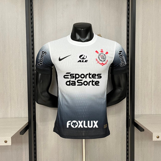Camisa Corinthians Home 2024/25 – Versão Jogador – Com Patrocínio
