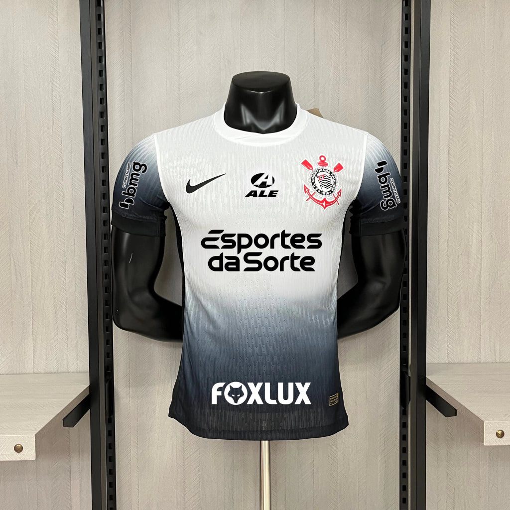 Camisa Corinthians Home 2024/25 – Versão Jogador – Com Patrocínio