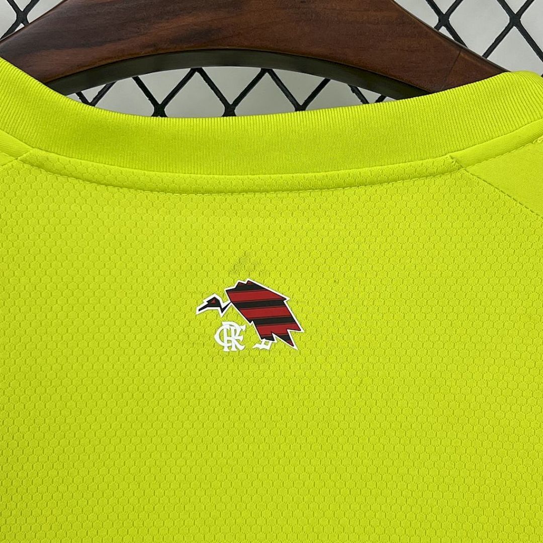 Flamengo 2025∕26 Yellow goalkeeper uniform